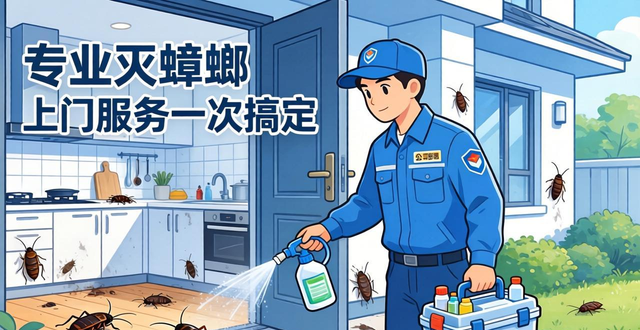 灭杀蟑螂上门服务多少钱一次_灭蟑螂上门_蟑螂上门处理